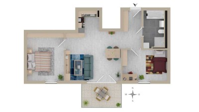 *reserviert* 3-Zimmer-Wohnung Nr. 9 in Haus 5 zu verkaufen