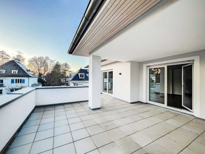 Modernes, ruhig gelegenes Penthouse mit großer Dachterrasse.