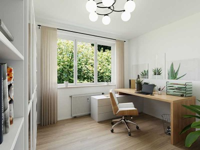 Typ 3 B | Viel Platz für Familie und Individualität - 3 Zimmer mit Balkon, Wanne und Dusche