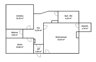 2- Zimmerwohnung in Neustadt Eilvese
