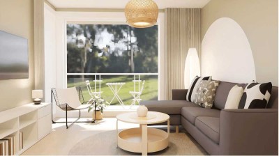 Traumwohnung im Grünen: 3-Zimmer mit Balkon, Aufzug, bodentiefen Fenstern * Erstbezug zum 01.11.2025