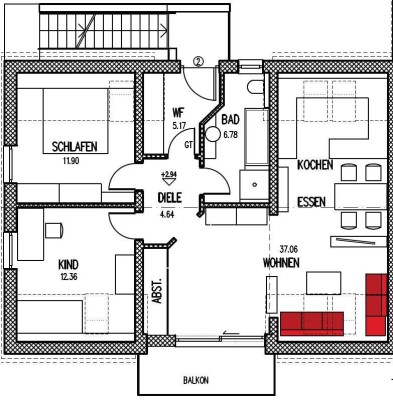 Wunderschöne lichtdurchflutete Neubau Dachgeschosswohnung mit Hobbyraum an der Grenze zu Eichenau