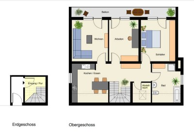 Ansprechende und sanierte 3-Zimmer-Wohnung mit Balkon in Bellheim