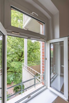 Direkt am Karl-Heine-Kanal. Dreizimmerwohnung mit Balkon  - vermietet & provisionsfrei