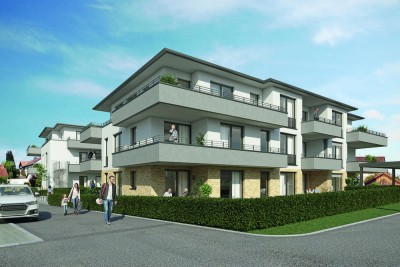 Leben & Genießen: hochwertige 2-Zimmer-Wohnung im Obergeschoss mit großzügigem Balkon