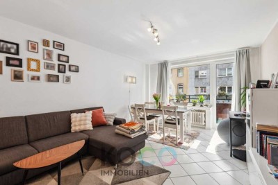 Für Stadtliebhaber! Familienfreundliche, helle 
3-Zimmer-Wohnung mit Sonnenbalkon und
TOP Grundris