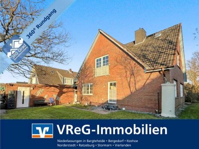 Ruhig wohnen, flexibel nutzen: Einfamilienhaus mit Einliegerwohnung in Wacken