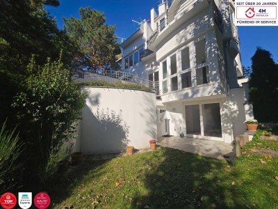Exklusive Garten-Maisonettewohnung mit 2 Terrassen und Garage am Küniglberg
