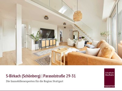 Schönberg: Exklusive 5-Zi.-Maisonette mit Dachterrasse, EBK mit Kochinsel & Parkett +++