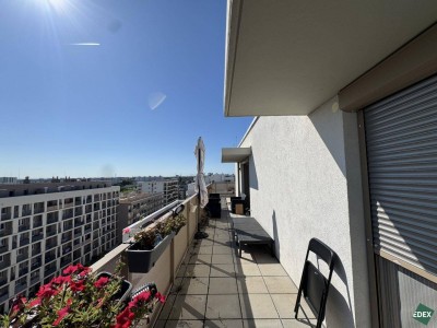 Gemütliche 3-Zimmer-Wohnung mit großzügiger Terrasse nahe U1 Rennbahnweg