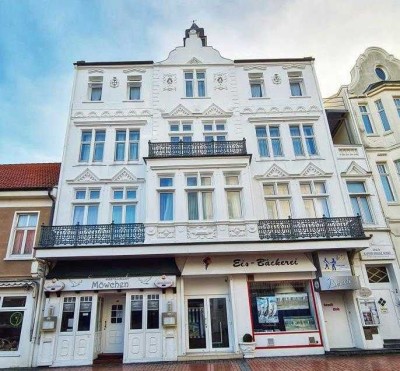 Repräsentatives, denkmalgeschütztes Objekt in 1-a Lauflage von Norderney 
12 Ferienwohnungen / 6...