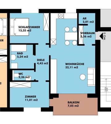 PROVISIONSFREI - Fürstenfeld - geförderte Miete ODER geförderte Miete mit Kaufoption - 3 Zimmer