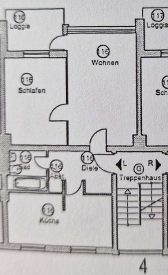 Geräumige helle 2-Zimmer-Wohnung mit Balkon zur Miete in Tischbeinstraße, Hannover