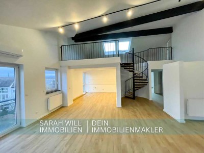 Top moderne Zimmer-Maisonette-Wohnung mit Balkon & Einbauküche in zentrumsnaher Lage