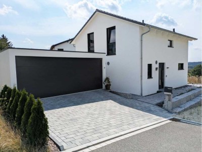 Modernes Einfamilienhaus mit Panoramablick