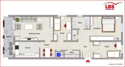 LBSi 4-ZKBB-EG-Wohnung in ruhiger Stadtrandlage