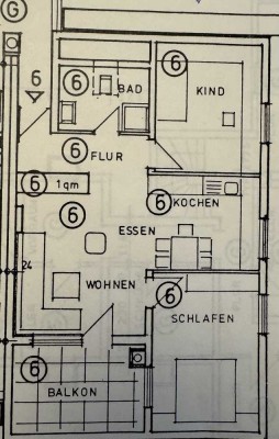 3-Zimmer Maisonette-Wohnung mit Balkon in Ulm-Söflingen