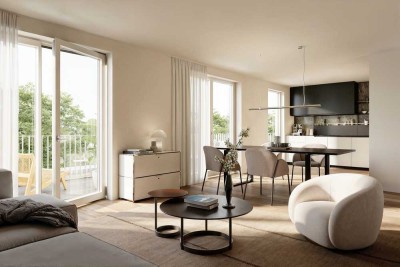 3-Zimmer-Eigentumswohnung inkl. Dachterrasse, Top-Ausstattung und QNG Zertifizierung