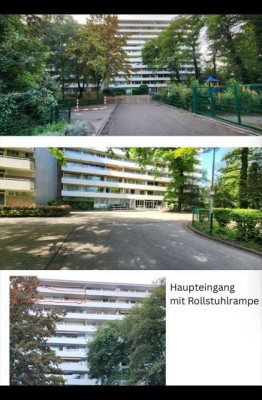 Sehr helle attraktive 4-Zimmer Wohnung mit 14 m Balkon im 10. OG in Horrem