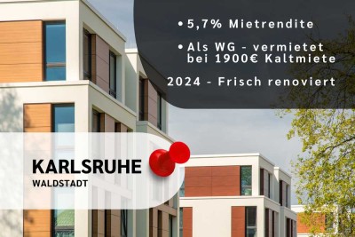 5,7% Mietrendite - Traumhafte Kapitalanlage durch WG-Vermietung!