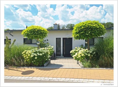 Bezugsfertig:  wunderschöner Bungalow fürs Leben im Alter - BJ 2020 - Blick in die Auen - zwei Bäder