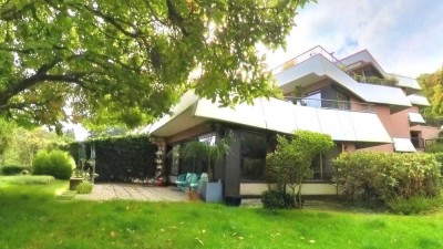 Exklusive Gartenwohnung mit Panoramablick auf das Siebengebirge