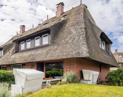 Sonnenaufgang über dem Wattenmeer vor Braderup erleben - EG-Wohnung unter Reet