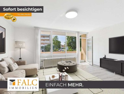 TOP sanierte 3 Zimmer-Wohnung mit Balkon im EG