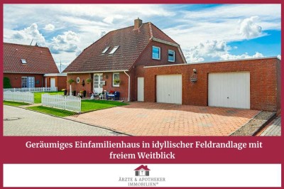 Geräumiges Einfamilienhaus in idyllischer Feldrandlage mit freiem Weitblick