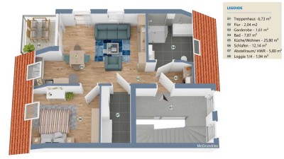 Neubau: moderne 2-Zi.-Whg. mit Balkon + Wallbox, Garten möglich