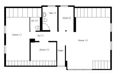 Helle 3-Zimmer Dachgeschosswohnung in Dänischenhagen