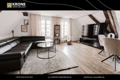 Luxuriöse 3-Zimmer-Stadtwohnung mit Blick über die Landauer Fußgängerzone