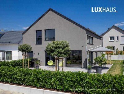 Hier wird Ihr Wohntraum wahr – Grundstück inkl. Hauskonzept von LUXHAUS