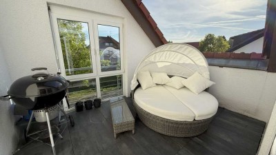 Moderne Maisonette-Wohnung mit Westbalkon und Loggia!