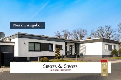 Modernes Wohnen mit Wohlfühlcharakter – Ihr Traum-Bungalow mit Pool und Kamin