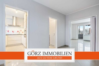 Modernisierte 3-Zimmer Wohnung mit eigener Heizung und West-Balkon