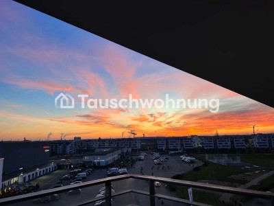 Tauschwohnung: Einzimmerwohnung Neubau mit Tiefgarage und Südbalkon