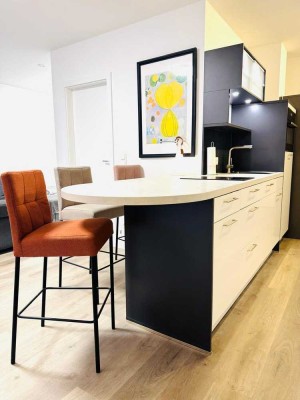 Frisch sanierte & voll möblierte 60 m²-Wohnung mit großer Terrasse + Tiefgarage