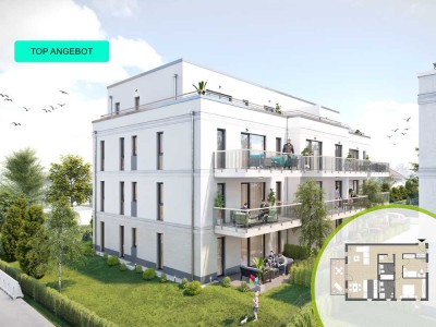 Neubau 3-Zimmer-Wohnung mit XL-Balkon I Aufzug I provisionsfrei