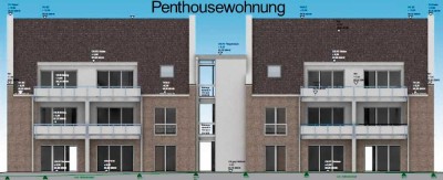 Großzügige Neubauwohnung - 117 m² - 15 m² Nutzfläche mit großer Terrasse