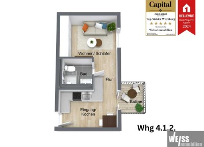 ++ Nur noch wenige Wohnungen ++ 1,5-Zimmer Wohnung in einer Baugemeinschaft in Hilpoltstein