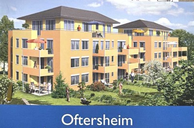Barrierefreie 2-Zimmer Erdgeschosswohnung mit eigenem Garten in Oftersheim