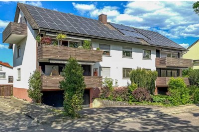 Schöne 4 Zimmerwohnung in Kehl mit sehr gutem Grundriss, großem Balkon und Garage