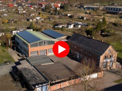 Wohn- & Geschäftshaus mit großflächigen Werkhallen zum fairen Preis