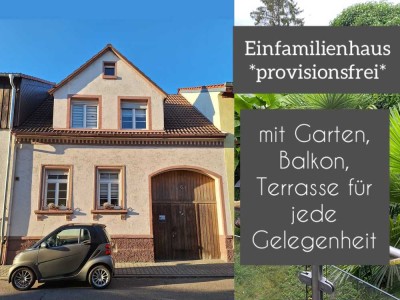 Gemütliches Einfamilienhaus mit Garten, Balkon, Terrasse für jede Gelegenheit