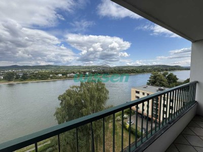 Traumhafter Panoramablick über den Rhein! 3-Zimmer Wohnung mit allem was man braucht!