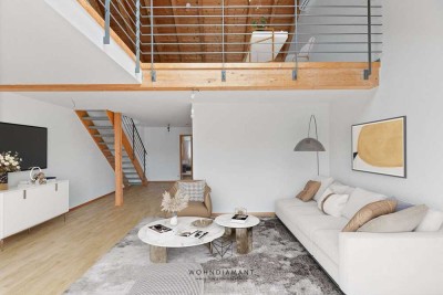 Licht, Luft & Lebensfreude! ☀️✨ Charmante DG-WHG mit Galerie – perfekt für Paare�❤️�‍�‍�‍�