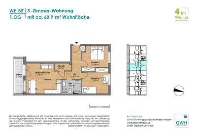 Sehr schöne, charmante 2 ZKB Wohnung in Laatzen, Neubau, hervorragende Lage!