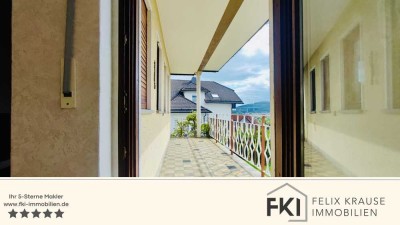 ** Wohnen mit Fernblick - 3 ZKB mit Balkon in Niederschelderhütte **