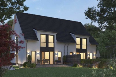 Neubau DHH - zum MITPLANEN - kinderfreundliches WESTGRUNDSTÜCK - großer Garten